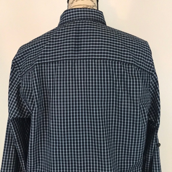 Axist Blue Plaid Men’s Button Down Shirt Size S - Picture 5 of 9